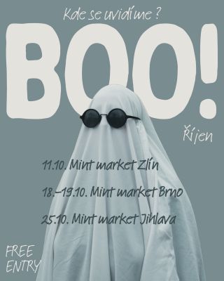 Říjen 👻 A kde se uvidíme? ✨ Už tuto sobotu se vidíme na Mint marketu ve Zlíně, na Tržišti Pod Kaštany od 10 do 17 hodin 🩵...