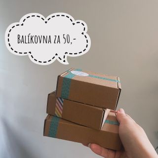 Na e-shopu stále platí akce s Balíkovnou za 50,- ❤️ a to až do konce října!:) tak ji nezapomeň využít! Čeká tam na tebe...